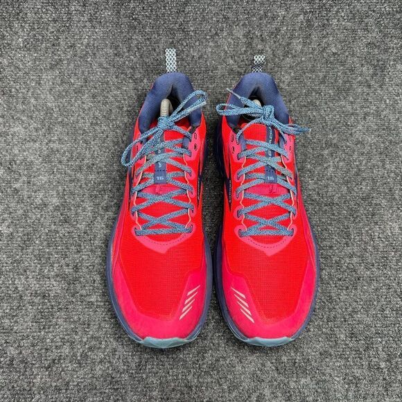 Brooks Cascadia 16 Trail Running Shoes Women's Size 12 Pink Flambe Cobalt Train - Picture 3 of 12